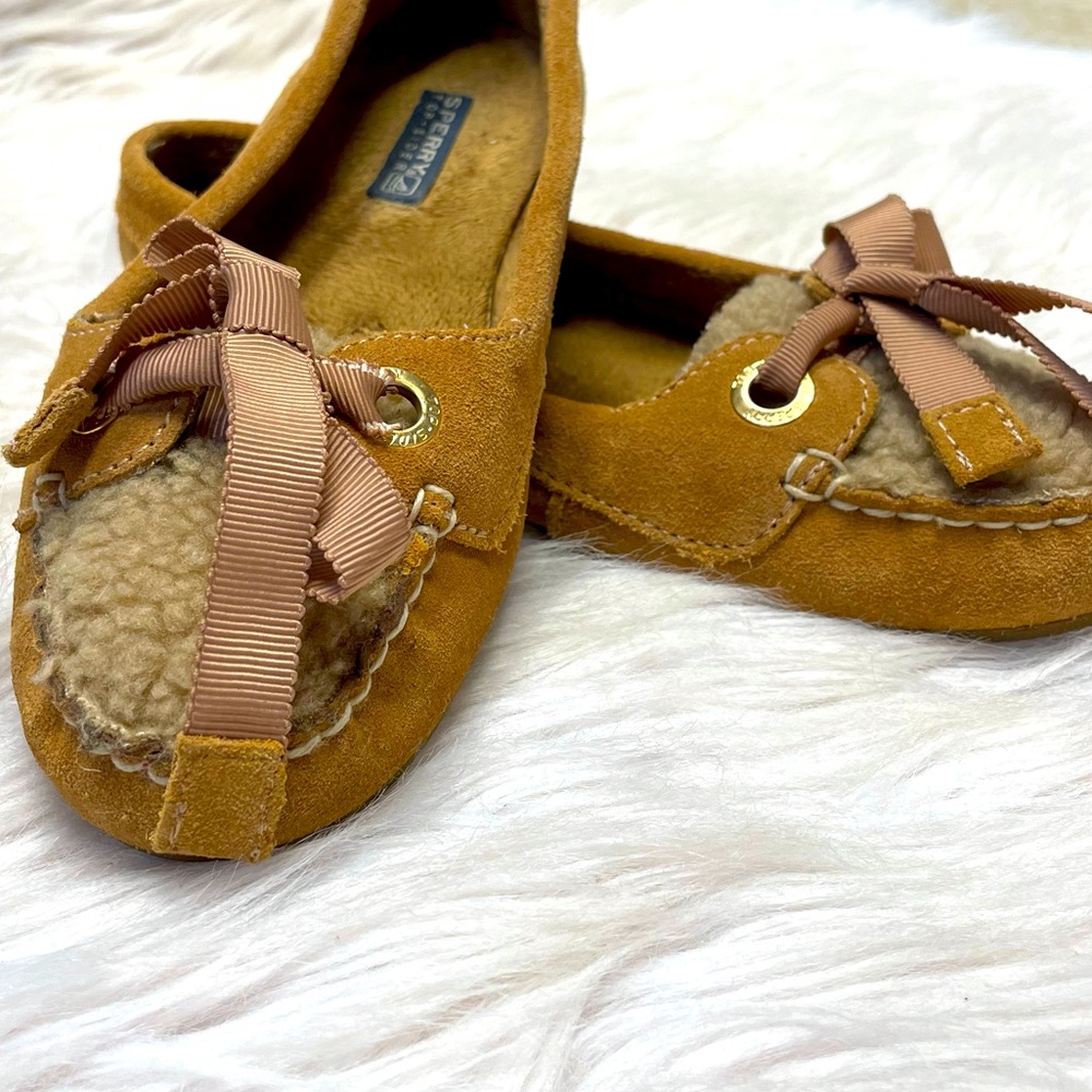 Sperry Revolve Skipper Shoe Suede Sherpa Fur